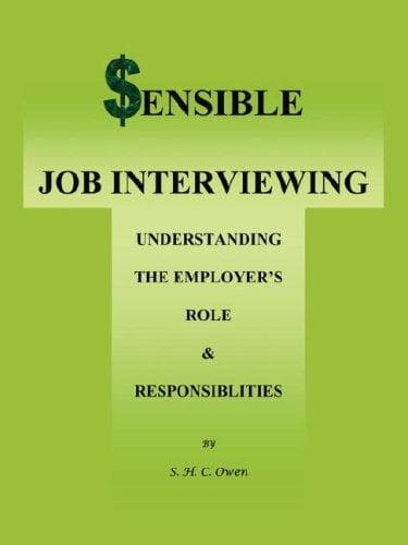 Tapa de Sensible Job Interviewing