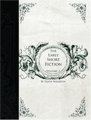 Tapa de The Early Short Fiction of Edith Wharton. 2/10