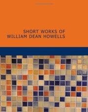 Tapa de Short Works of William Dean Howells