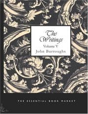 Tapa de The Writings of John Burroughs, Volume V