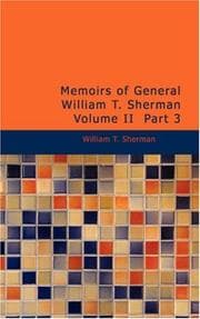 Tapa de Memoirs of Gen. William T. Sherman