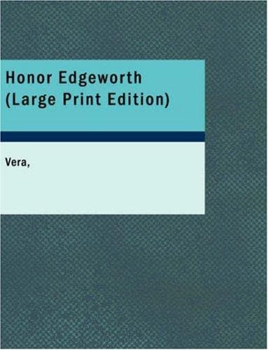 Tapa de Honor Edgeworth (Large Print Edition)