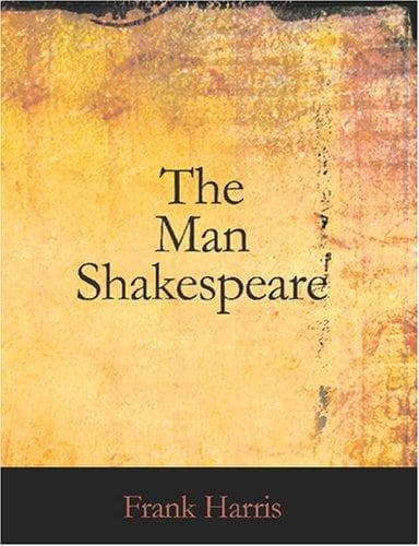 Tapa de The Man Shakespeare (Large Print Edition)