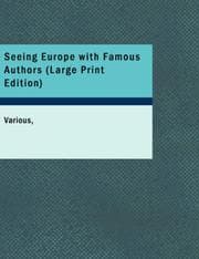 Tapa de Seeing Europe with Famous Authors
