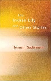 Tapa de The Indian Lily and Other Stories