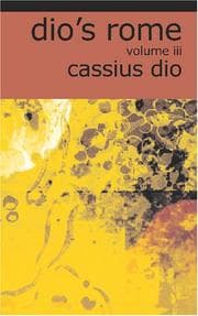 Tapa de Dio\'s Rome, Volume III
