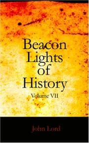 Tapa de Beacon Lights of History, Volume VII