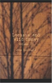 Tapa de Locusts and Wild Honey