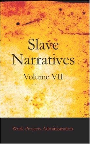 Tapa de Slave Narratives, Volume VII
