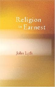 Tapa de Religion in Earnest