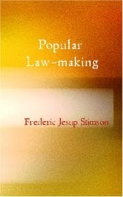 Tapa de Popular Law-making