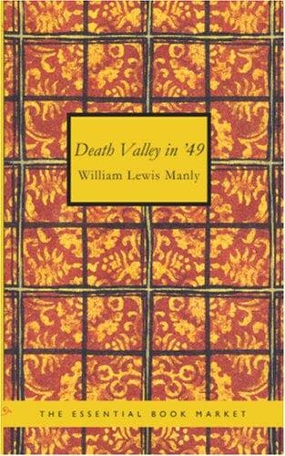 Tapa de Death Valley in '49