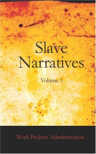 Tapa de Slave Narratives, Volume 3