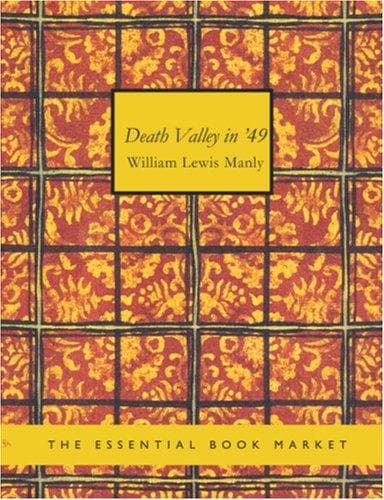 Tapa de Death Valley in \'49 (Large Print Edition)