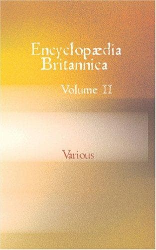Tapa de Encyclopaedia Britannica, Volume II
