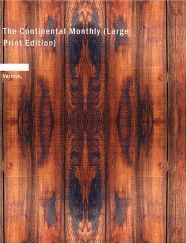 Tapa de The Continental Monthly (Large Print Edition)