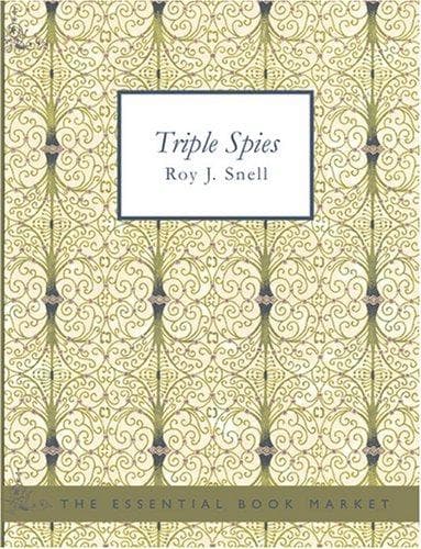 Tapa de Triple Spies (Large Print Edition)