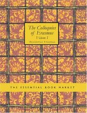 Tapa de The Colloquies of Erasmus Volume I