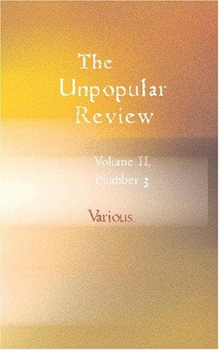 Tapa de The Unpopular Review