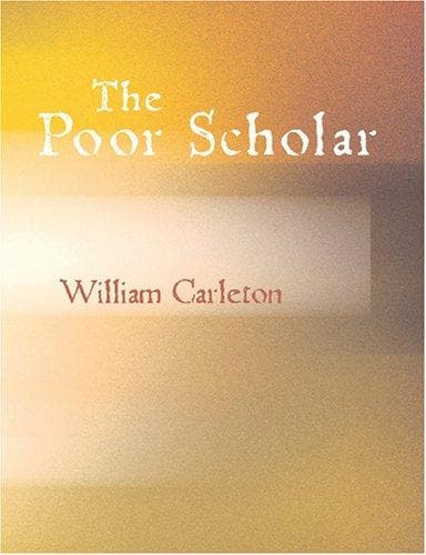 Tapa de The Poor Scholar (Large Print Edition)