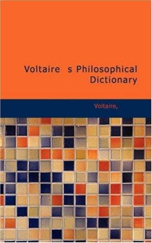 Tapa de Voltaire\'s Philosophical Dictionary