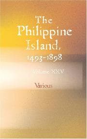 Tapa de The Philippine Islands 1493-1898 Volume XXV 1635-36