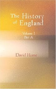 Tapa de The History of England Vol.I. Part A