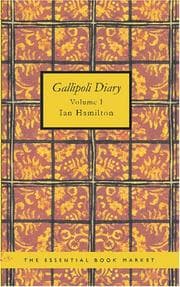 Tapa de Gallipoli Diary Volume I