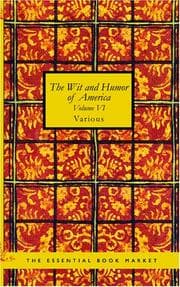 Tapa de The Wit and Humor of America Volume VI