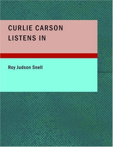 Tapa de Curlie Carson Listens In (Large Print Edition)