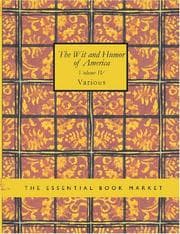 Tapa de The Wit and Humor of America Volume IV