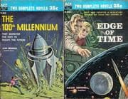 Tapa de Edge of Time / The 100th Millennium (Classic Ace Double, D-362)