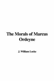 Tapa de The Morals of Marcus Ordeyne