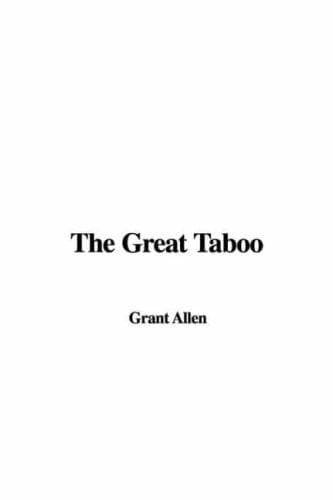 Tapa de The Great Taboo