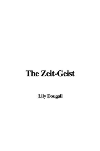 Tapa de The Zeit-Geist