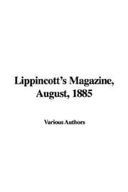 Tapa de Lippincott's Magazine, August, 1885