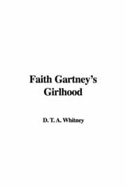 Tapa de Faith Gartney's Girlhood