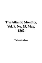 Tapa de The Atlantic Monthly, Vol. 9, No. 55, May, 1862