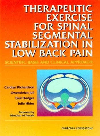 Tapa de Therapeutic Exercise for Spinal Segmental Stabilization