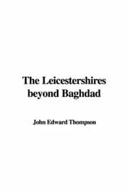 Tapa de The Leicestershires beyond Baghdad
