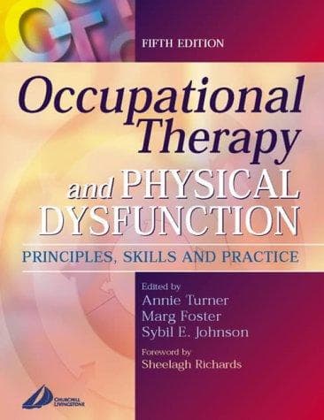 Tapa de Occupational therapy and physical dysfunction