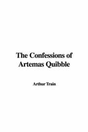 Tapa de The Confessions of Artemas Quibble
