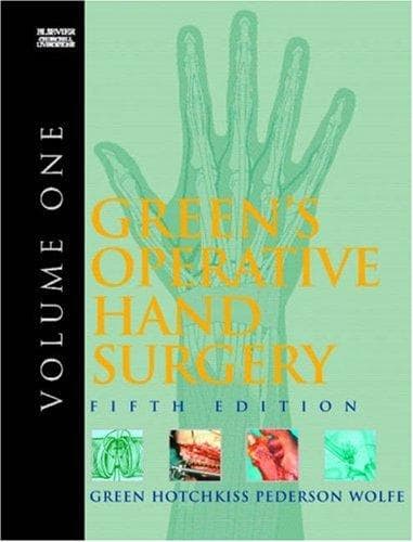 Tapa de Green's operative hand surgery