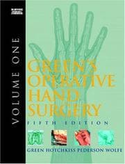 Tapa de Green's operative hand surgery