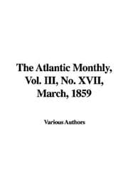 Tapa de The Atlantic Monthly, Vol. III, No. XVII, March, 1859