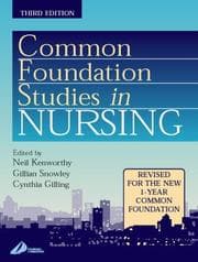 Tapa de Common foundation studies in nursing