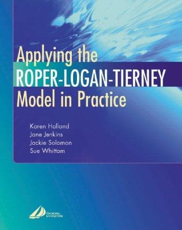 Tapa de Applying the Roper-Logan-Tierney model in practice