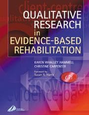 Tapa de Qualitative Research in Evidence-Based Rehabilitation