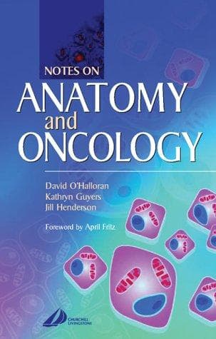 Tapa de Notes on anatomy and oncology