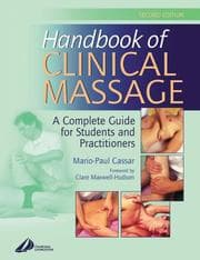 Tapa de Handbook of clinical massage